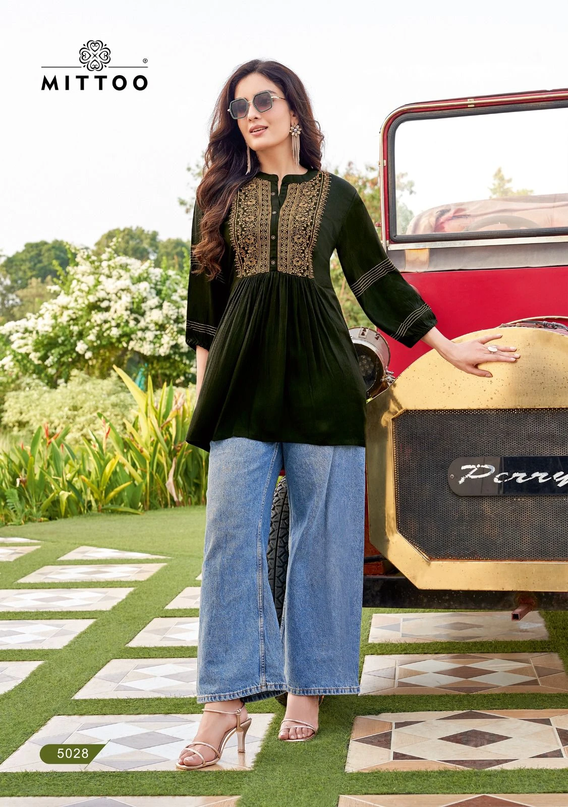 Mittoo Victoria Vol 5 Wrinkle Rayon Wholesale Fancy Kurtis Catalog — Wholesale Kurtis, Mittoo wholesale from Surat - Gallery Image 2